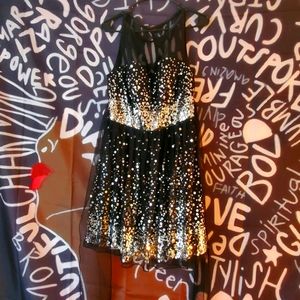 Black Glitz and Glam Dress